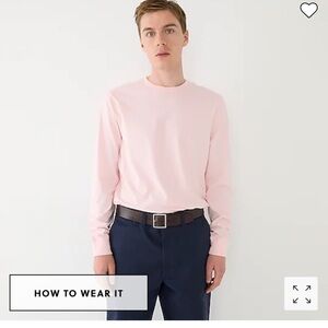 J Crew Long-sleeve Broken-in T-shirt AU006